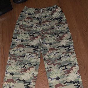 Kids Camo With Trucks Pajama Pants
